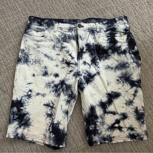 Calvin Klein Jeans Blue Tie-Dye Shorts
